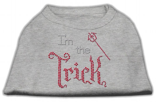 Mirage Pet Products52-90 XSGY I Am The Trick Rhinestone Dog Shirt,