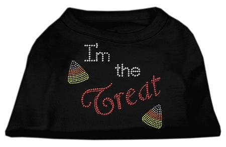 Mirage Pet Products52-91 XXXLBK I Am The Treat Rhinestone Dog Shirt -
