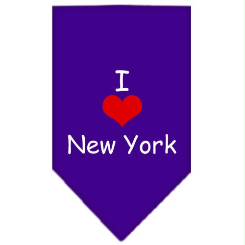 Mirage Pet Products 66-35 LGPR I Heart New York Screen Print Bandana P