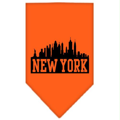 Mirage Pet Products 66-75 LGOR New York Skyline Screen Print Bandana O