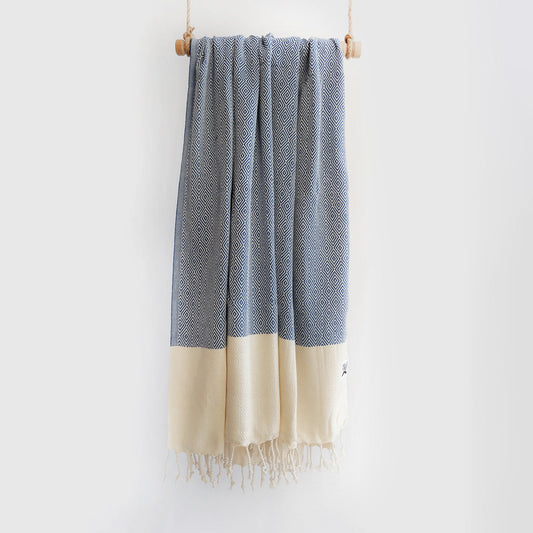 OTTO BLUE Handgewebtes Hamamtuch