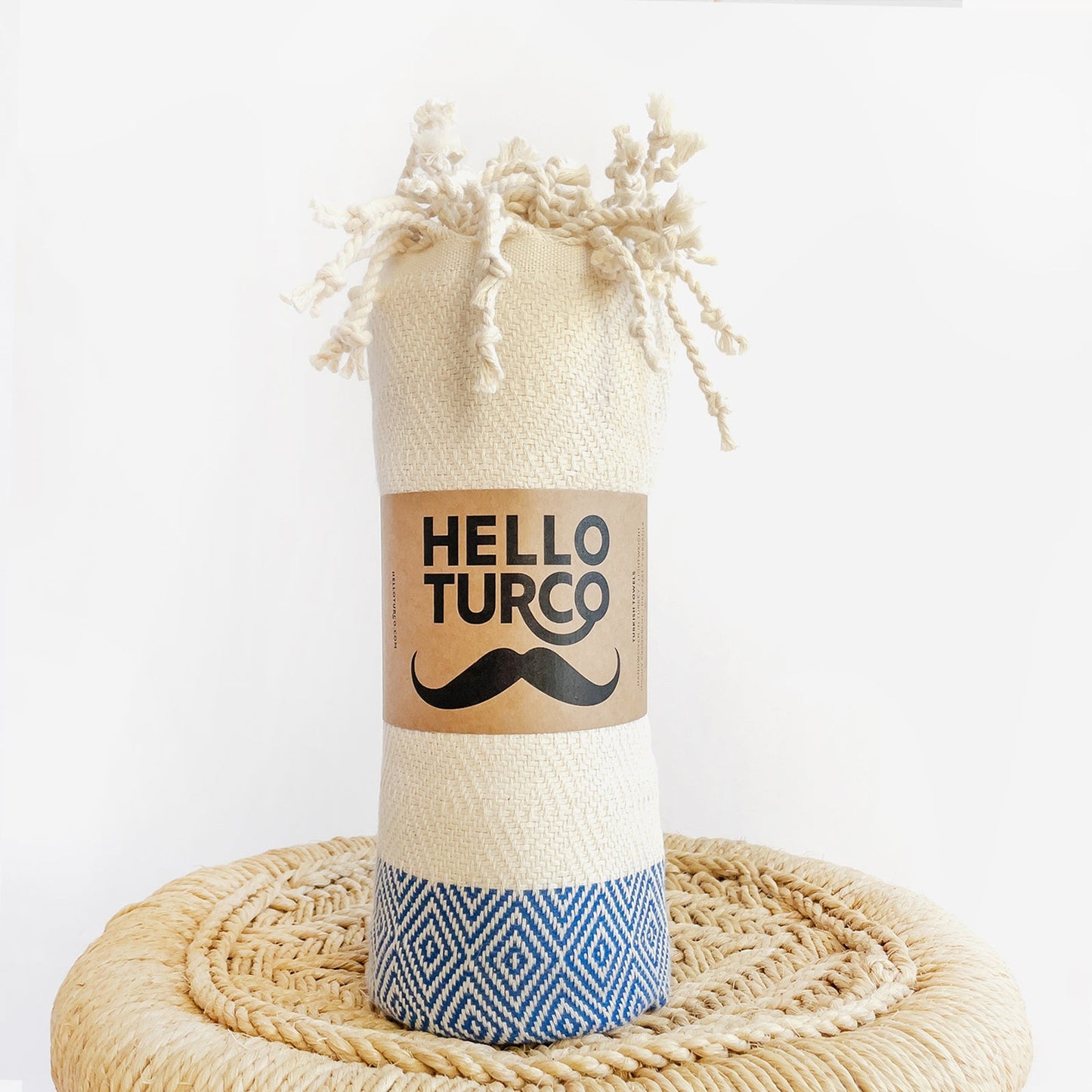 OTTO BLUE Handgewebtes Hamamtuch