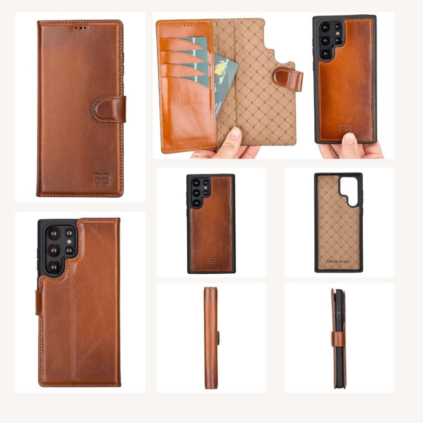 Samsung Galaxy S22 Series Leather Detachable Wallet Case - MW