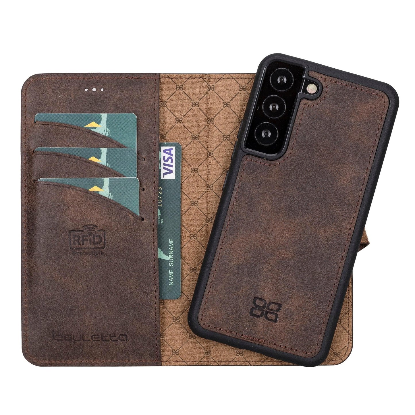 Samsung Galaxy S22 Series Leather Detachable Wallet Case - MW