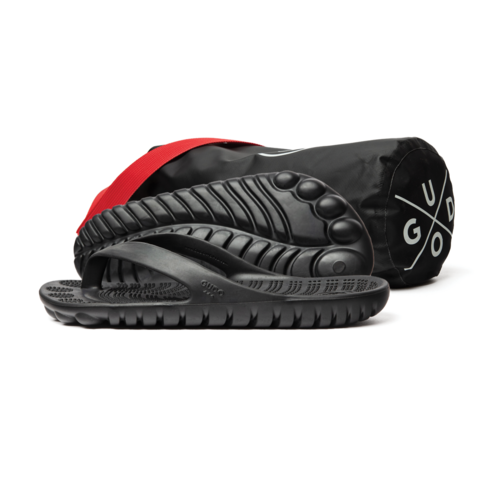 Pirate Black Flip-Flops + Drybag