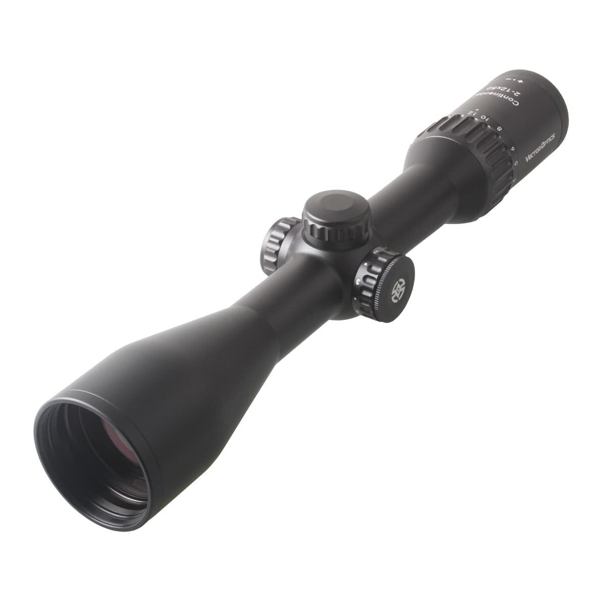 Optics Continental HD 2-12x50 Riflescope Clear View Hunting Rifle