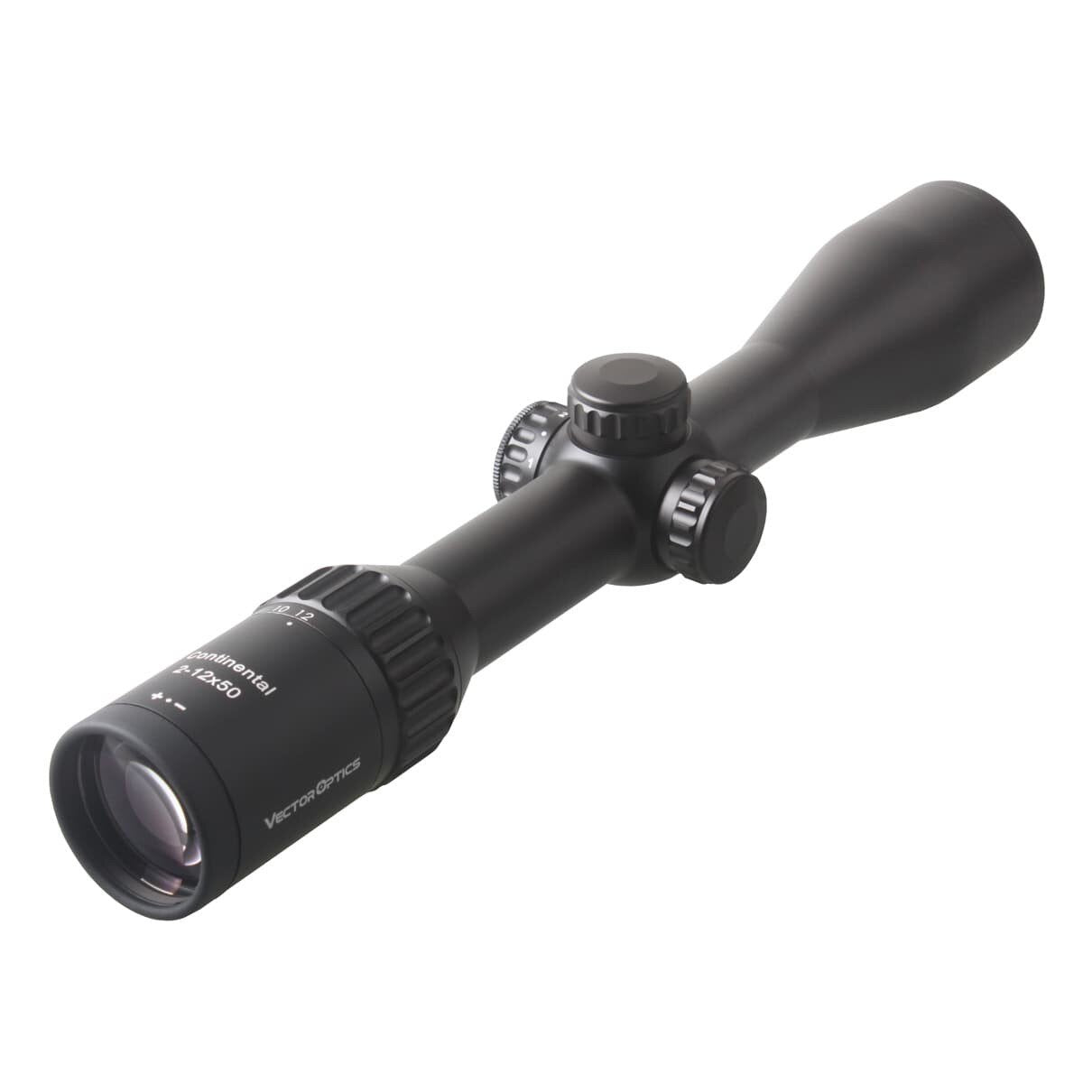 Optics Continental HD 2-12x50 Riflescope Clear View Hunting Rifle