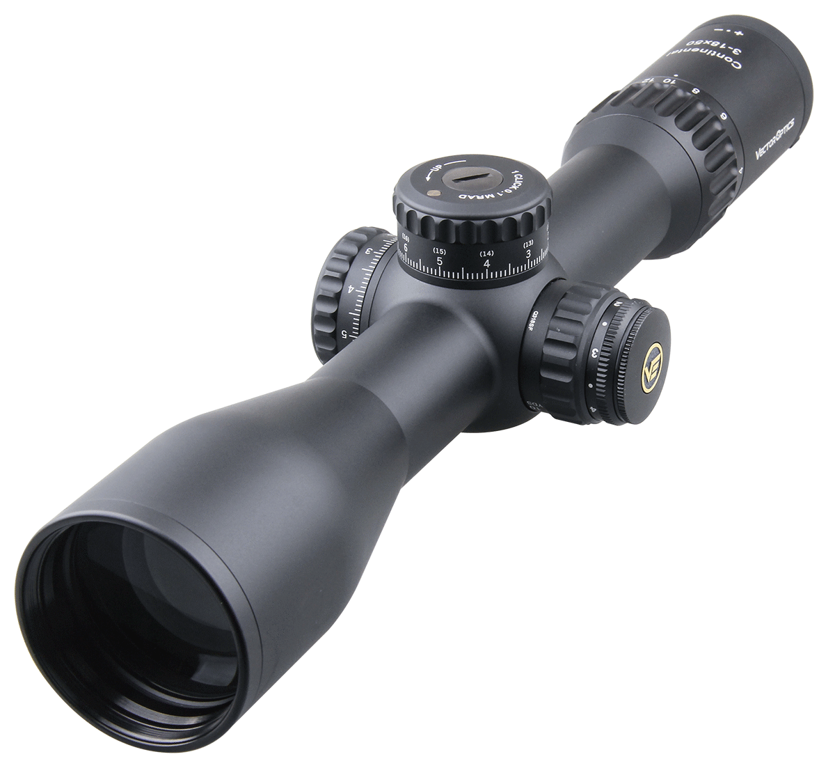 Vector Optics Continental 3-18x50 HD FFP Hunting Riflescope 1/10 MIL