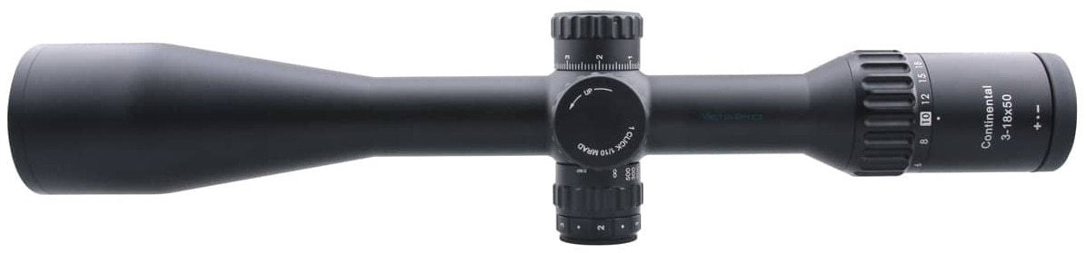 Optics Continental HD 3-18x50 Tactical 1/10 MIL Long Range Shooting