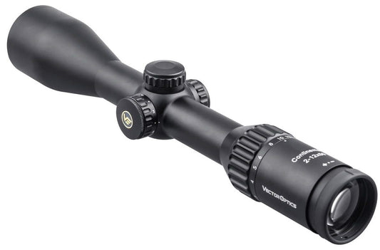 Optics Continental HD 2-12x50 Riflescope Clear View Hunting Rifle