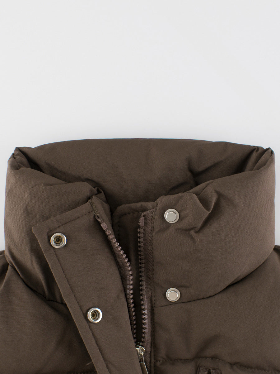 Style Kids Unisex Outerwear: Sleeveless Single Breasted Coat for