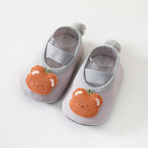 Baby Girl Cartoon Pattern Non-Slip Toddler Shoes With Tail Design