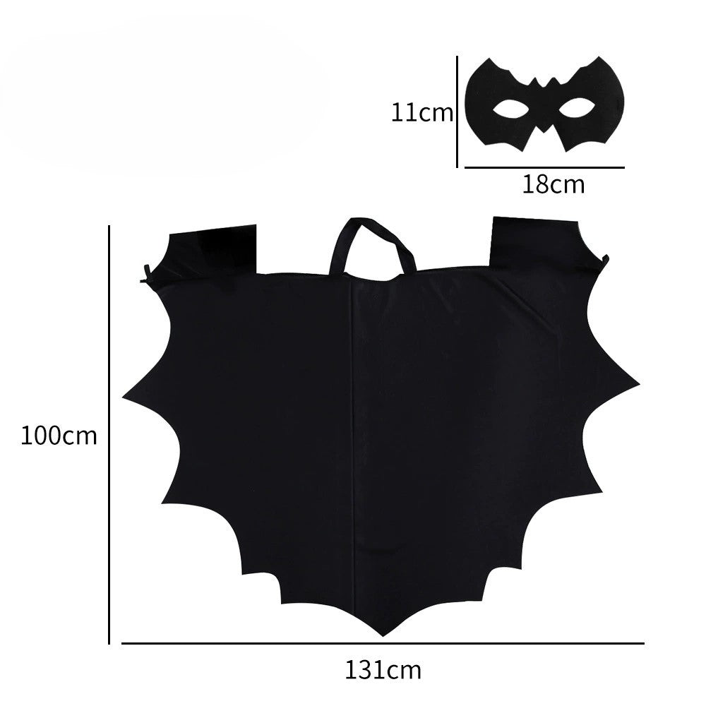 Halloween Bat Cape Set for Kids – Batman Cosplay Costume