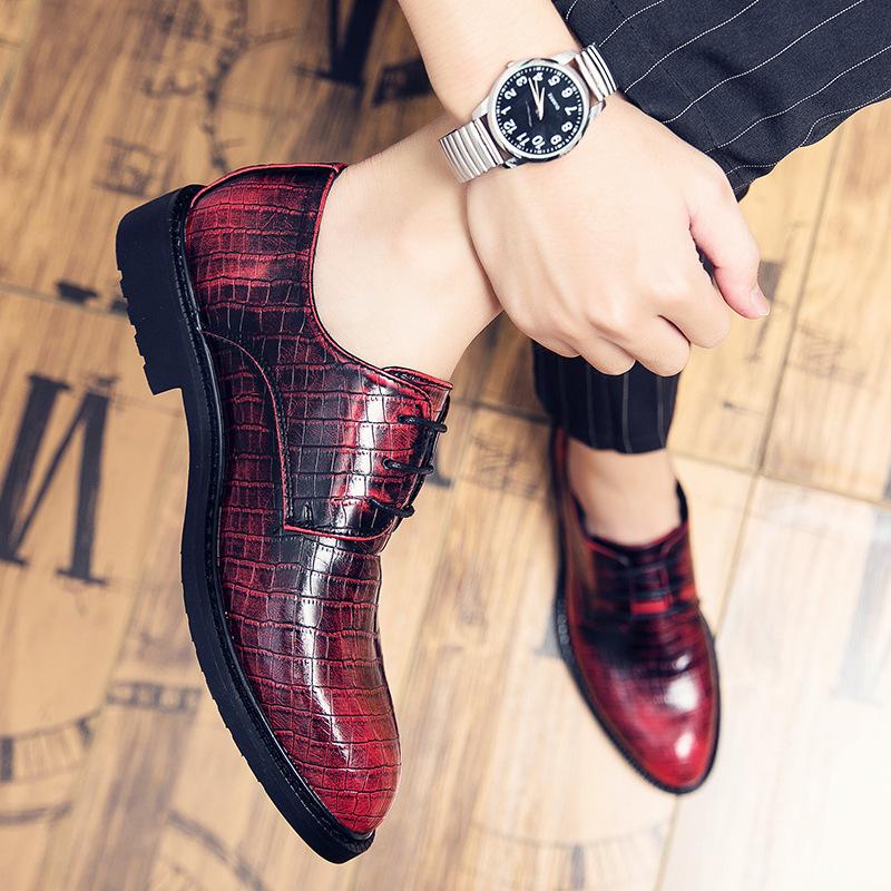 2020 of the New Cross-Border Fall 2020) New Mens Leather Shoes