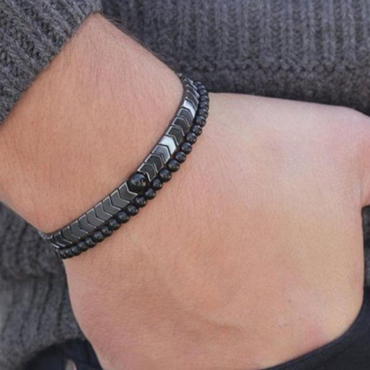 New Products on the Market Men's Fashion Charm Hematite Simple