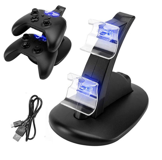 Dual USB Xbox one Controllers Charger Xbox one S gamepad Charger Xbox