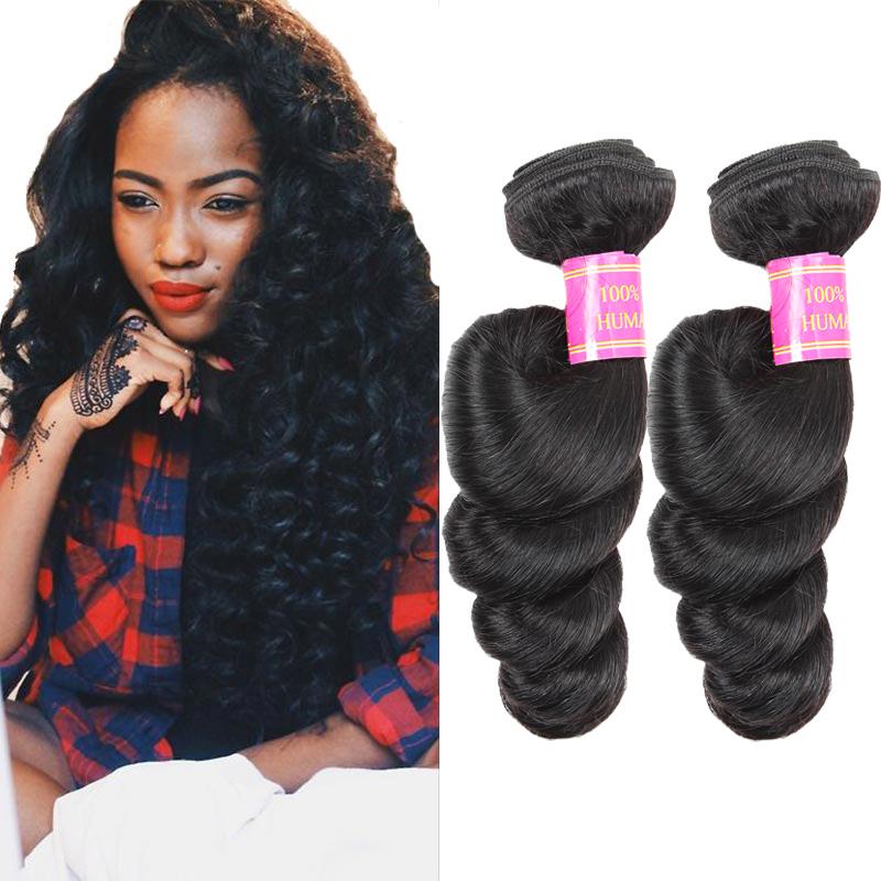 Wholesale 8A Brazilian Loose Wave Hair Products Unprocessed Human Hair