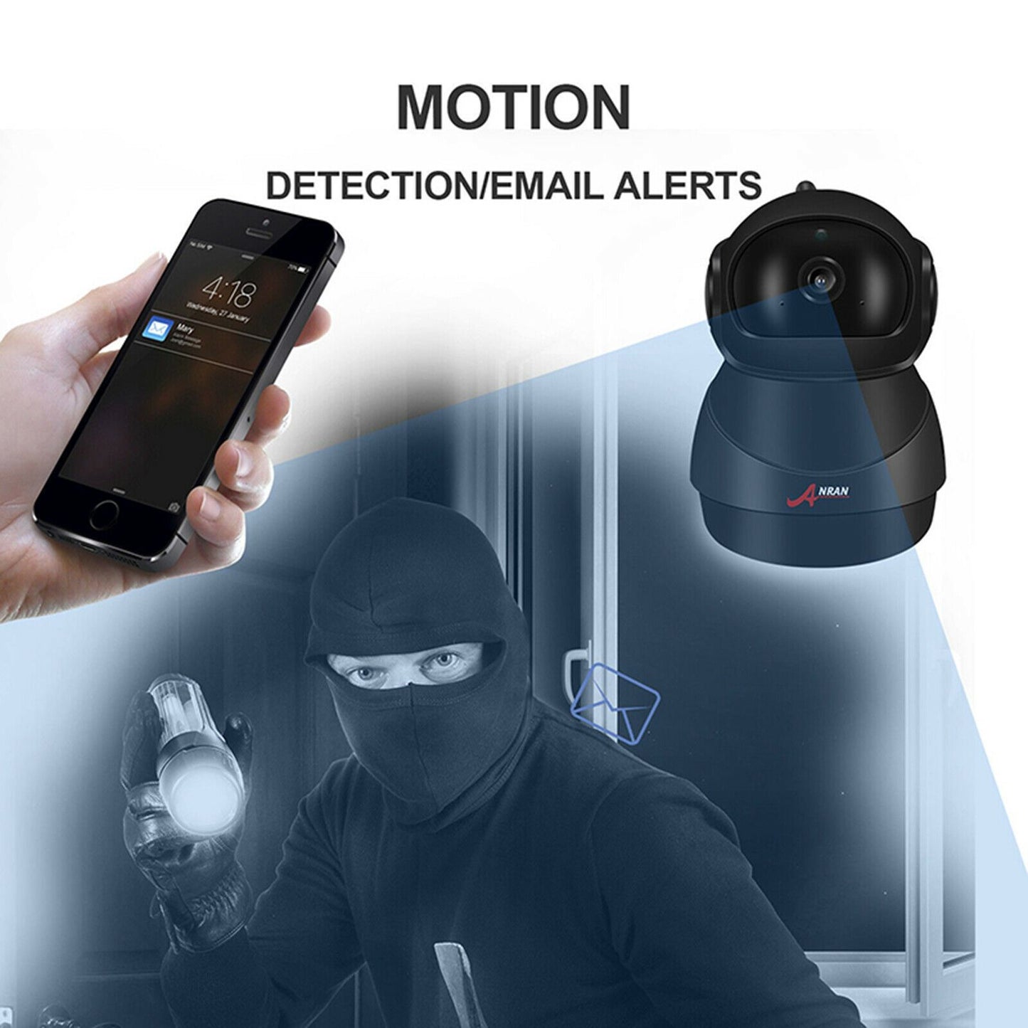 1080P HD IP Camera Wifi Two-Way Audio Video Camera Cloud Home