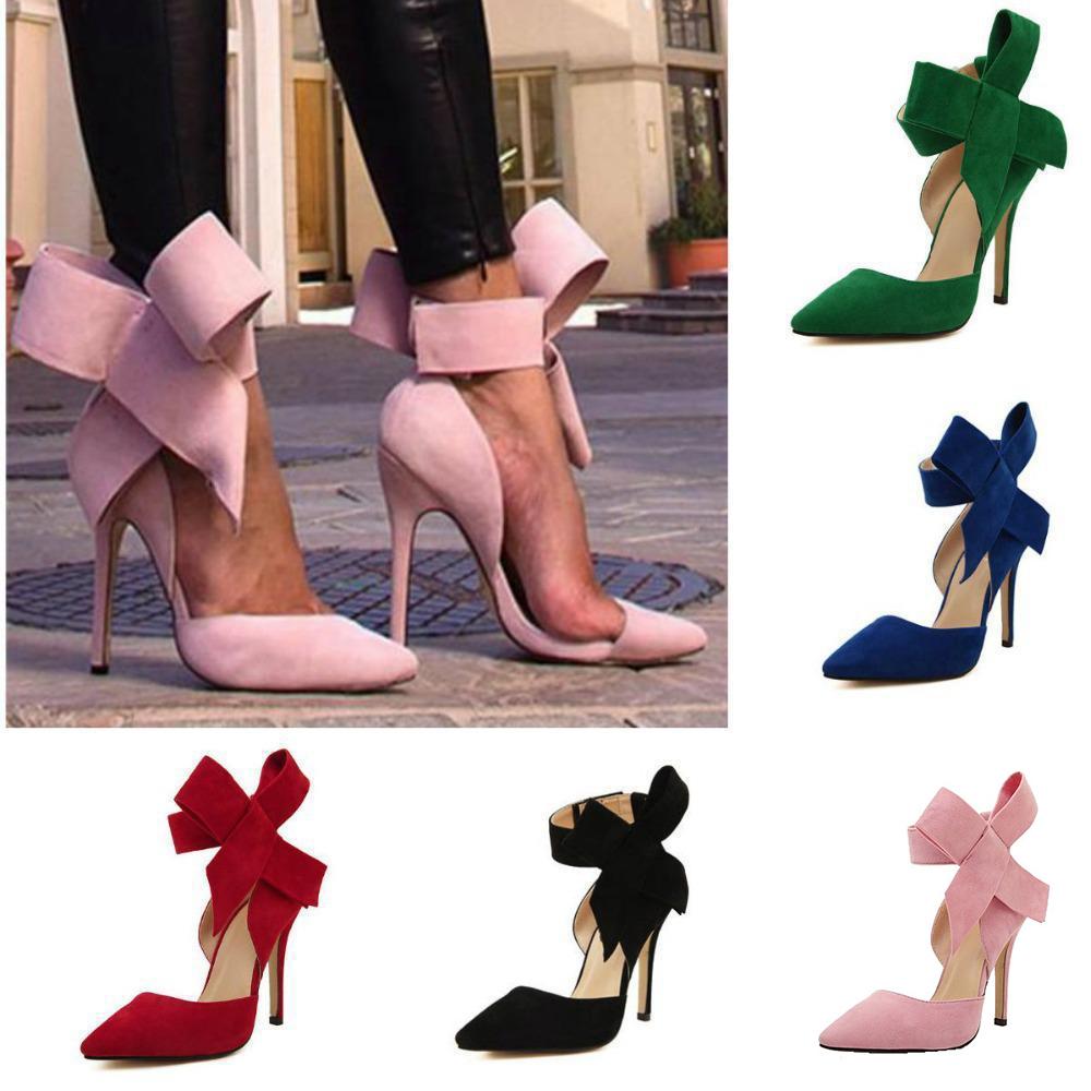 High Heel Sandals Fashion Dress Shoes With Pointed Toes Large