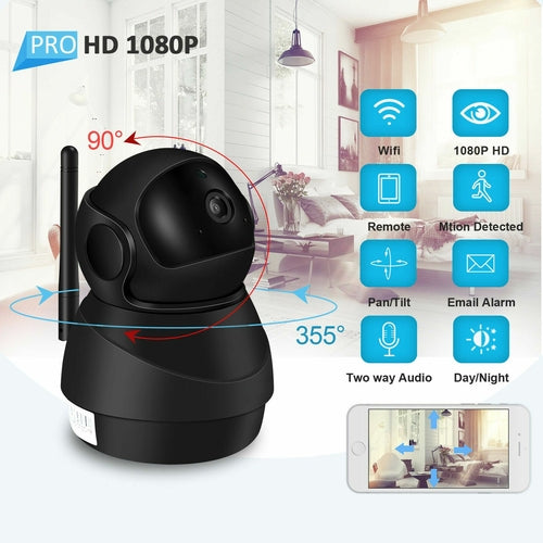 1080P HD IP Camera Wifi Two-Way Audio Video Camera Cloud Home