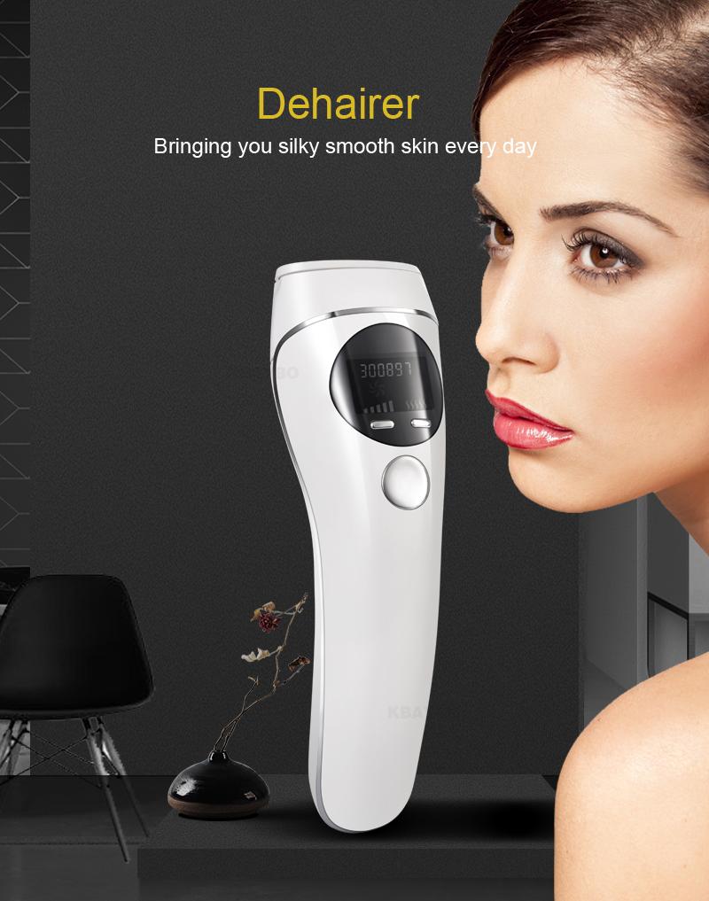 IPL Hair Remover Laser Depilator Permanent LCD Display Machine