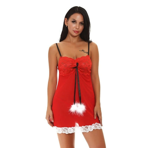 Bras Set Christmas costumes Sets single Sexy Fun Pajamas women