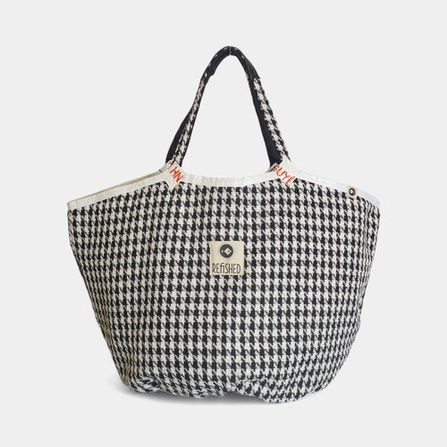 SOULMATE TWEED | Limitierte Edition Tasche in schwarz-weiß