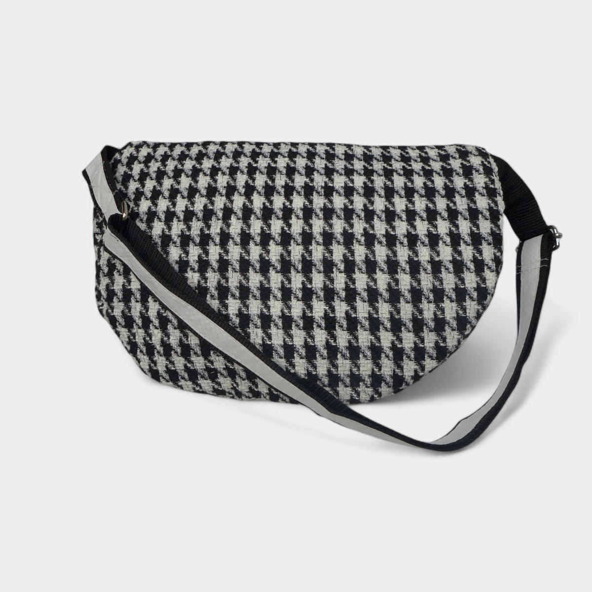 BUM BAG XL TWEED | Limitierte Edition in schwarz-weiß