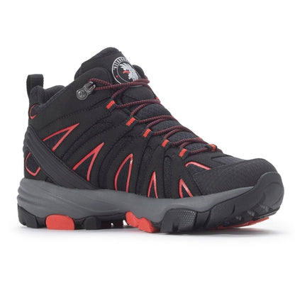 rockrooster Bedrock Black 6 Inch Waterproof Hiking Boots with VIBRAM®