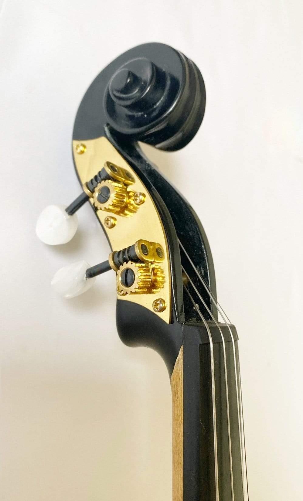Electric Blue Lightning Violin | Electric-Acoustic with Machine Head