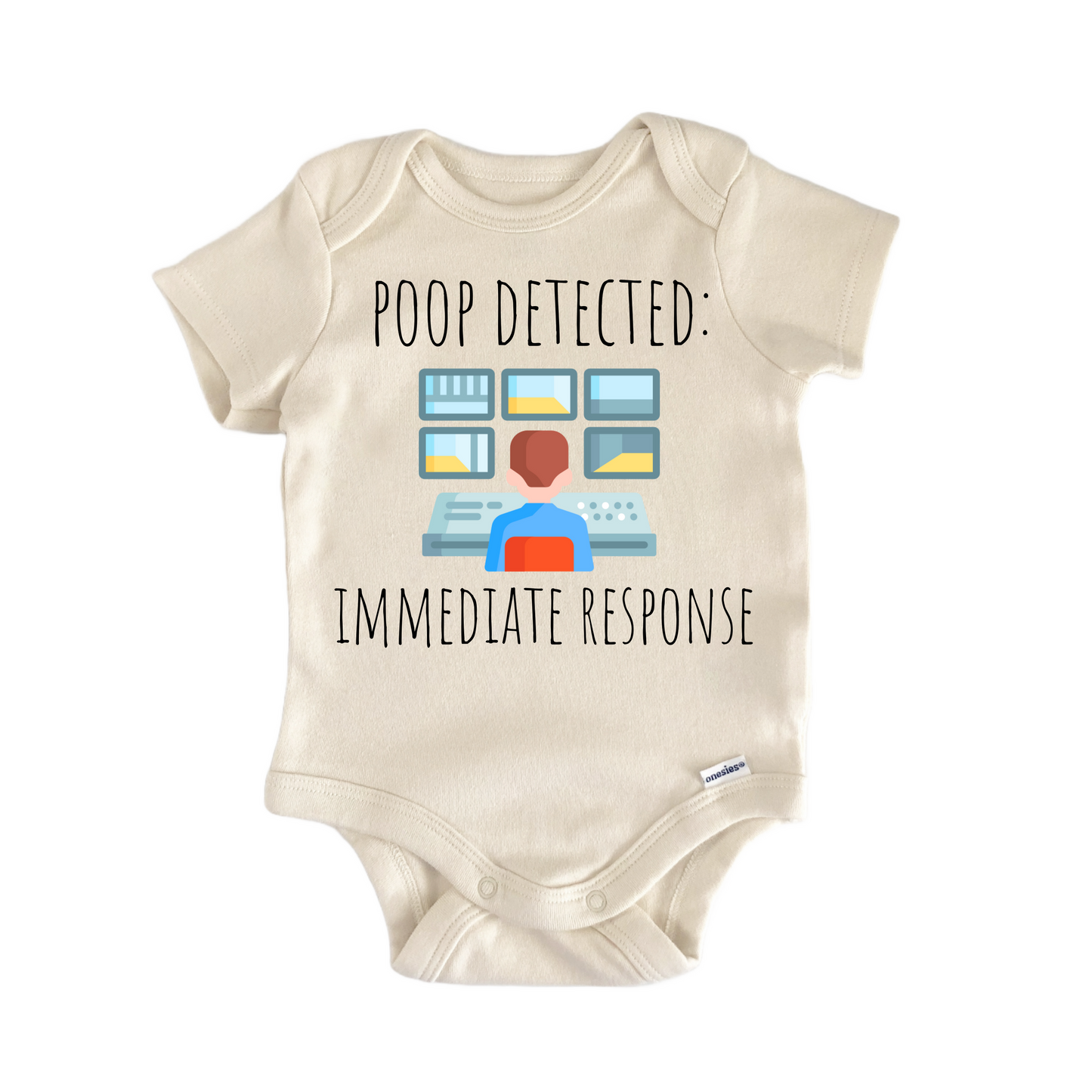 Security Guard Cctv - Baby Bodysuit
