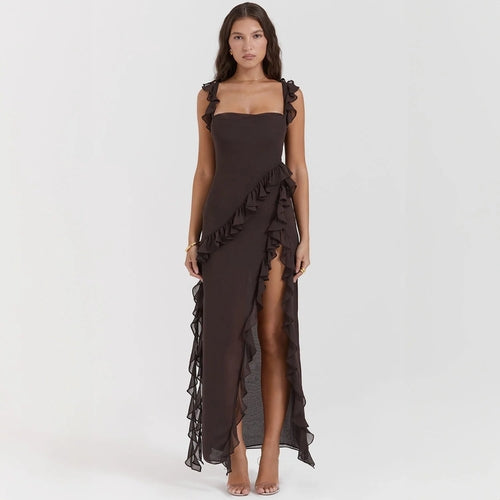 Elegant Long Dress : Women Backless Sexy Dress