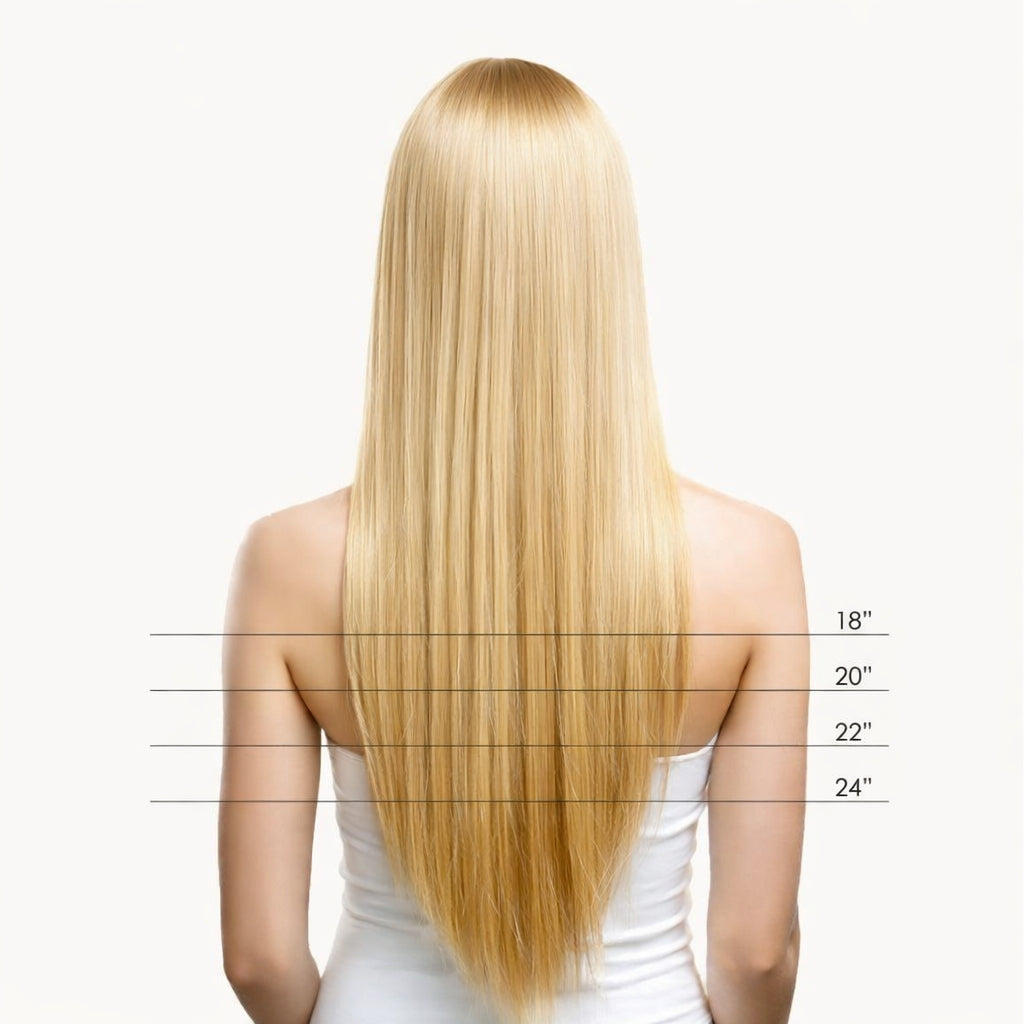 Bleach Blonde (613) Classic Clip-In Hair Extensions (120g-140g)