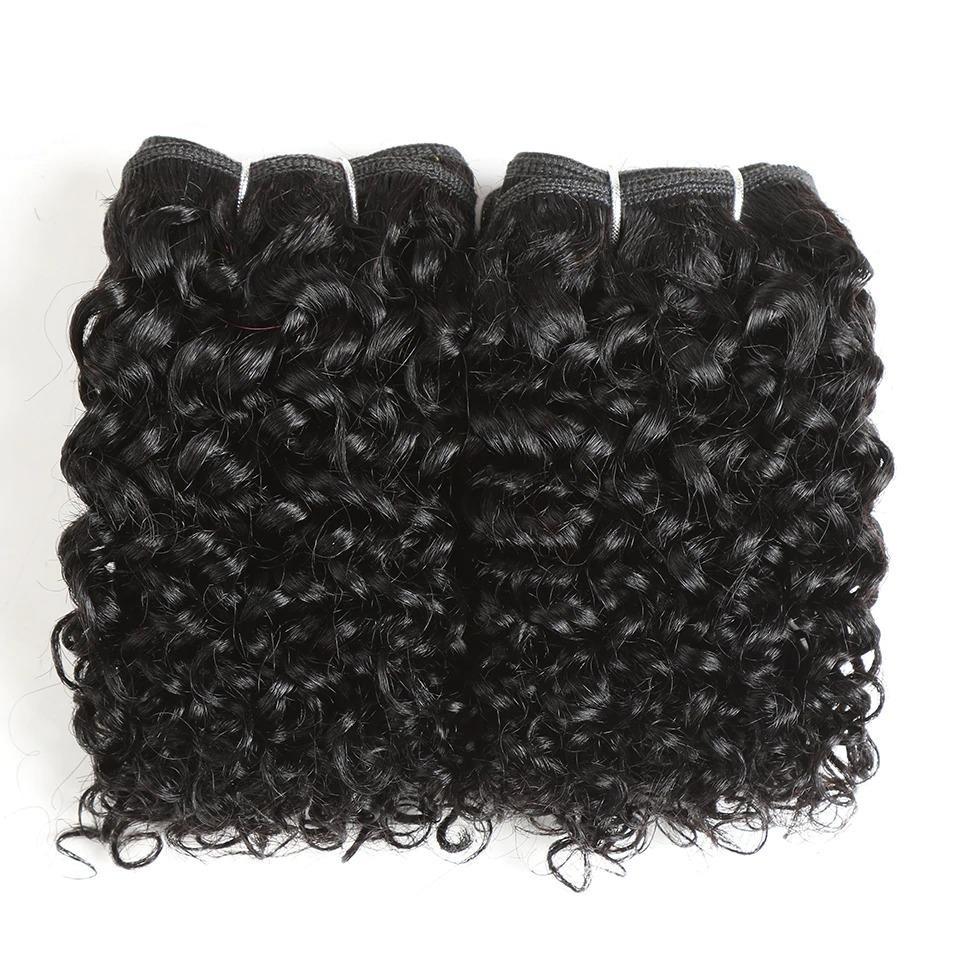 Beumax Double Drawn 12A Grade Jerry Curl BUNDLES with CLOSURES &
