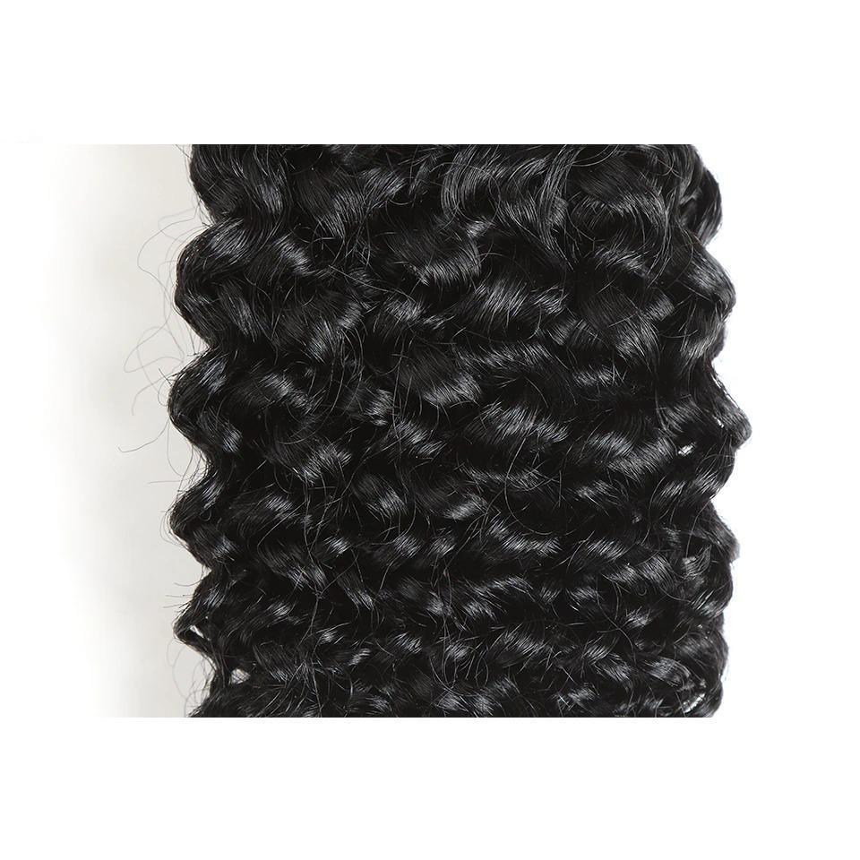 Beumax Double Drawn 12A Grade Jerry Curl BUNDLES with CLOSURES &