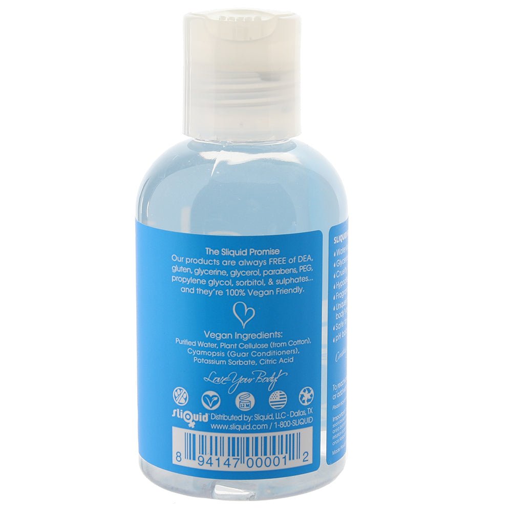 Sliquid Naturals H2O Water-Based Lubricant