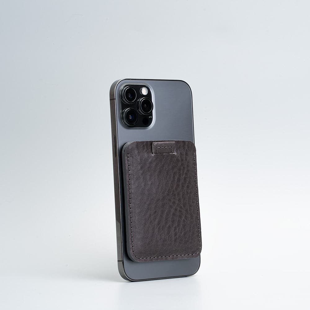 Leather Wallet compatible with MagSafe - 6 cards