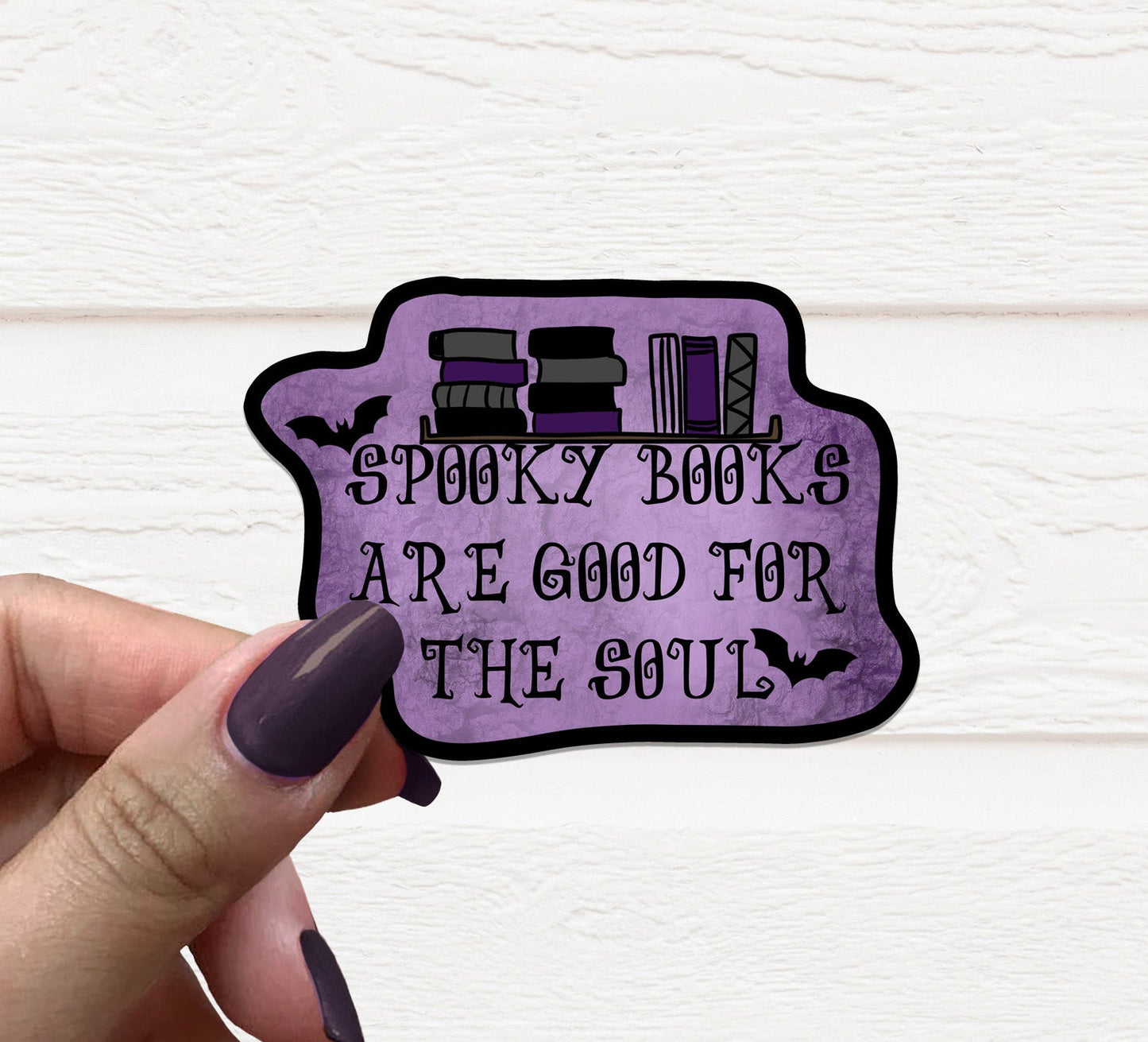 Spooky Books Vinyl Sticker