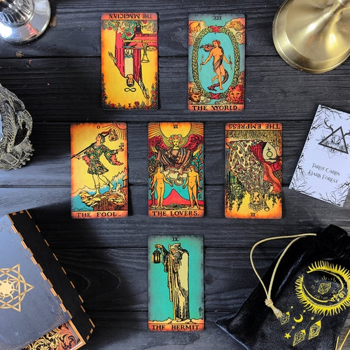 The Smith-Waite Tarot Borderless Vintage