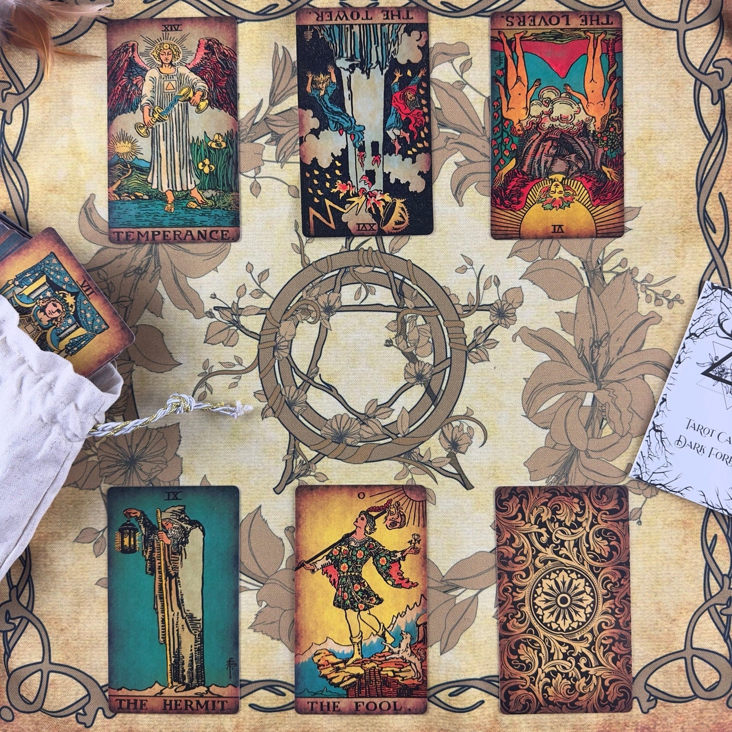 The Smith-Waite Tarot Borderless Vintage