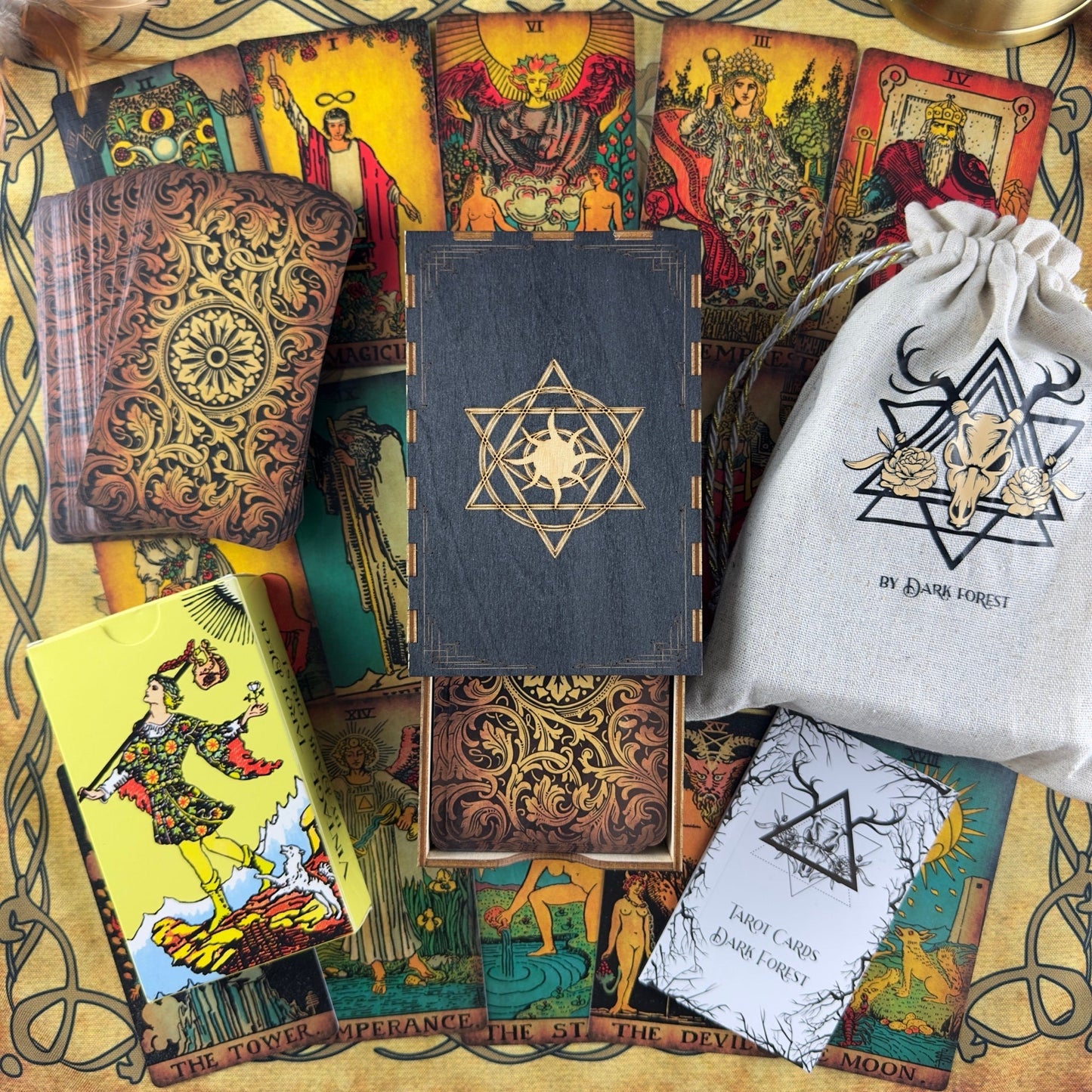 The Smith-Waite Tarot Borderless Vintage