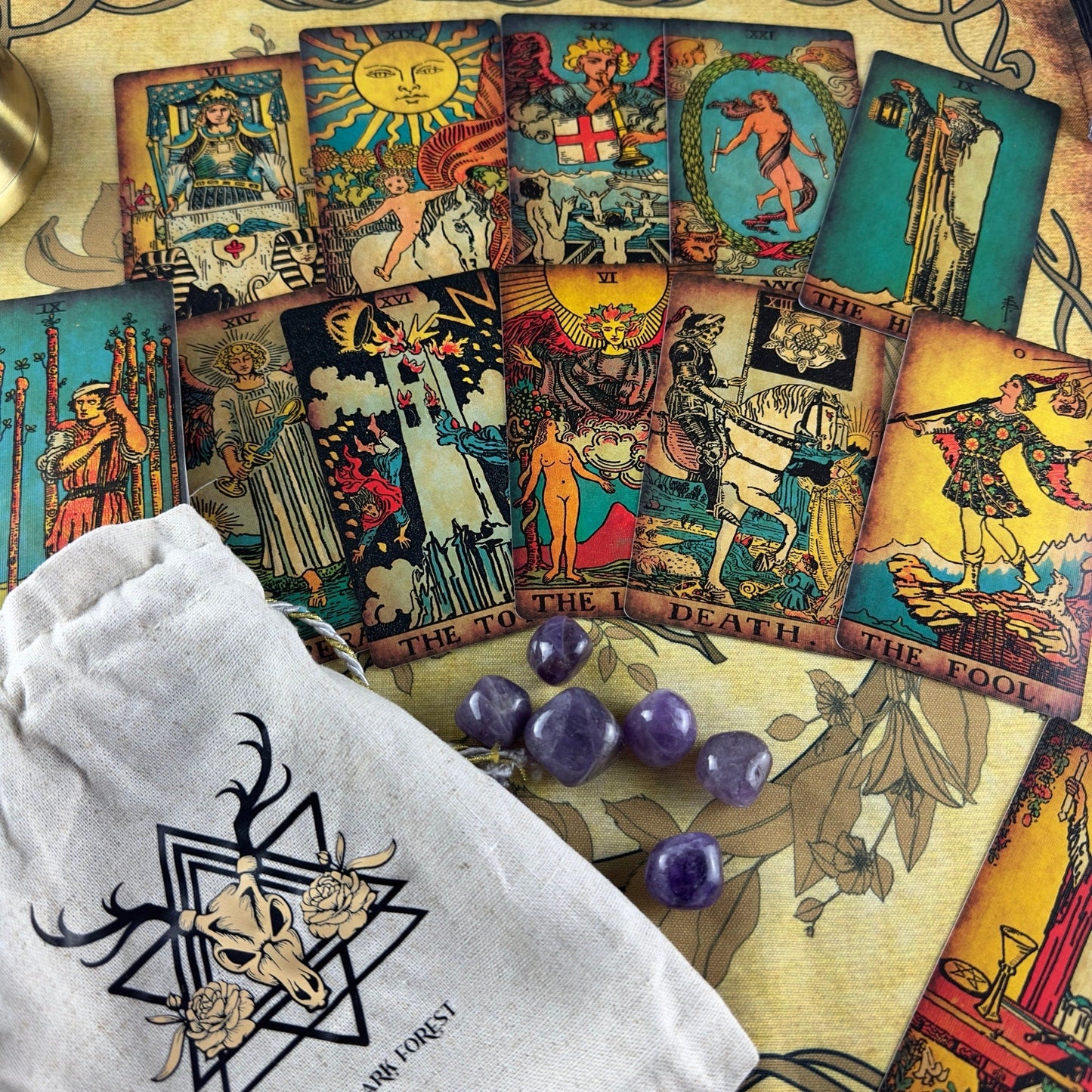 The Smith-Waite Tarot Borderless Vintage