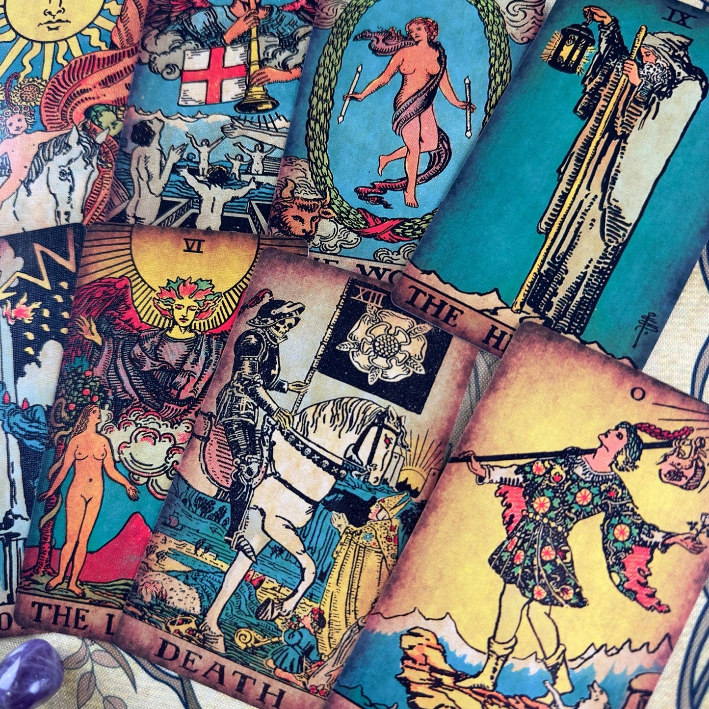 The Smith-Waite Tarot Borderless Vintage