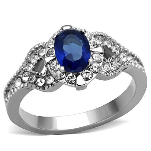 TK1765 - High polished (no plating) Stainless Steel Ring with