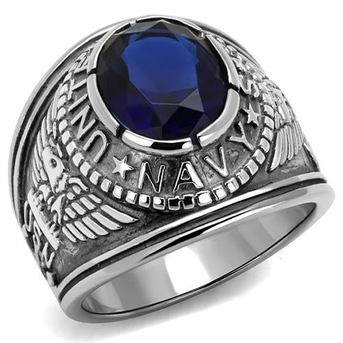 TK414707 - High polished (no plating) Stainless Steel Ring with