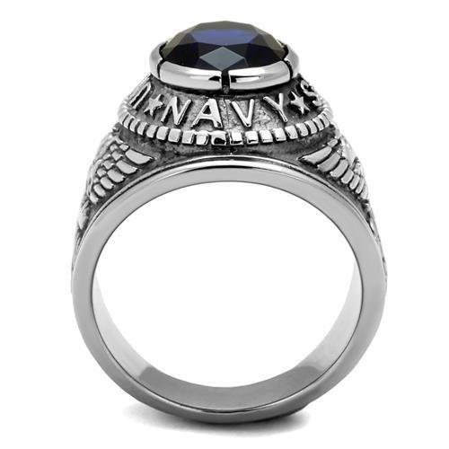 TK414707 - High polished (no plating) Stainless Steel Ring with