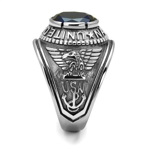TK414707 - High polished (no plating) Stainless Steel Ring with
