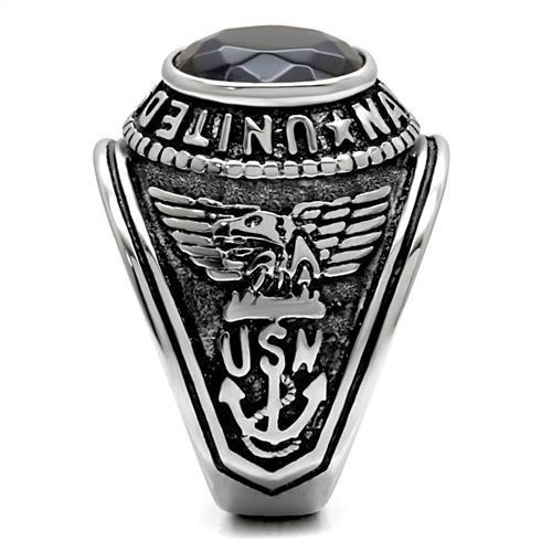 TK414707 - High polished (no plating) Stainless Steel Ring with