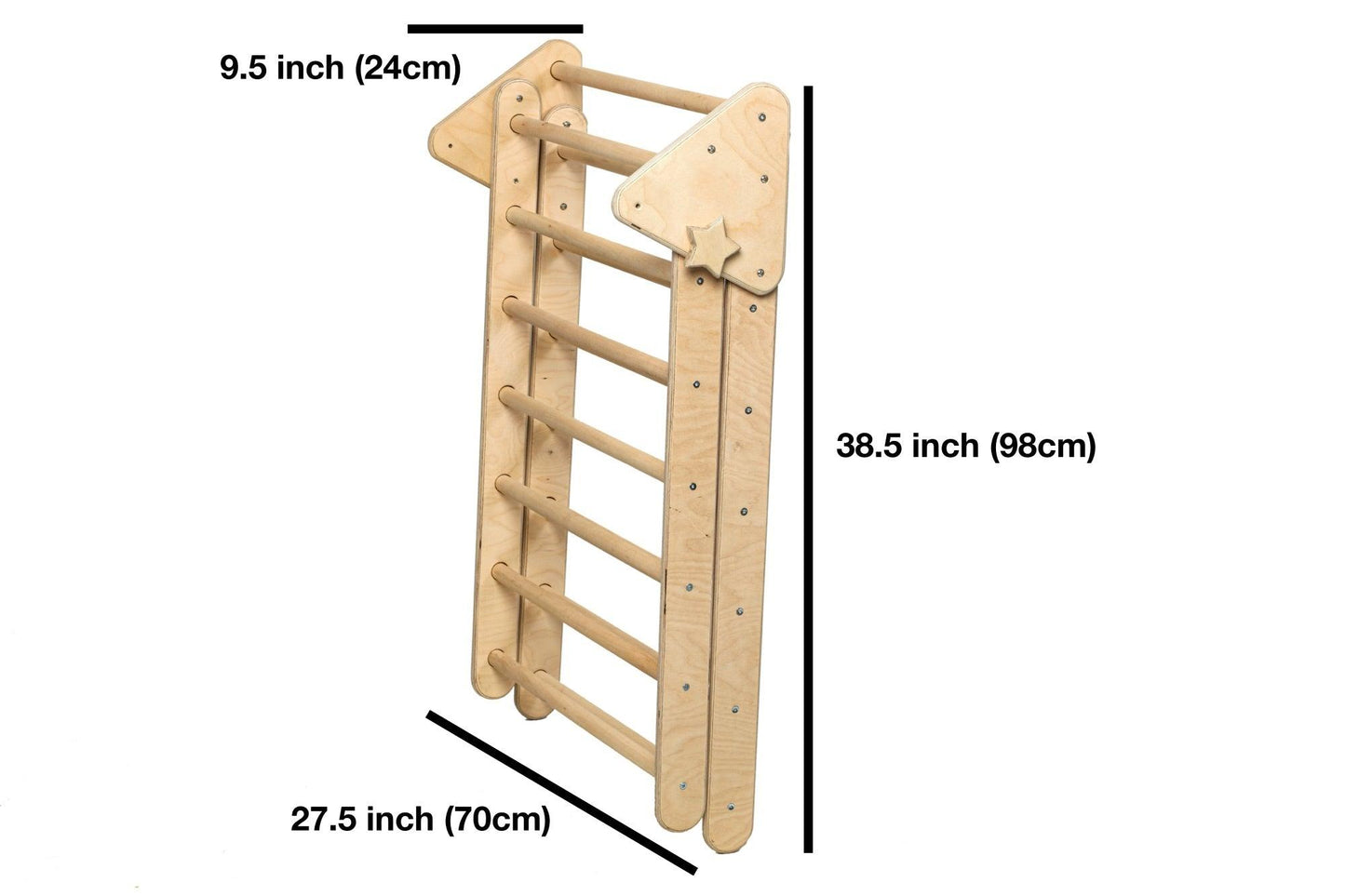 Montessori Climbing Set / Pikler Triangle, Climbing Arch & Ramp / 3