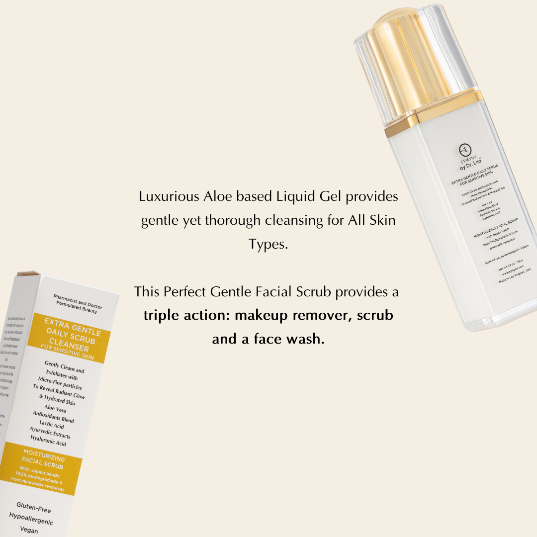 Gentle Exfoliating Face Scrub for Thinning, Sensitive Skin –